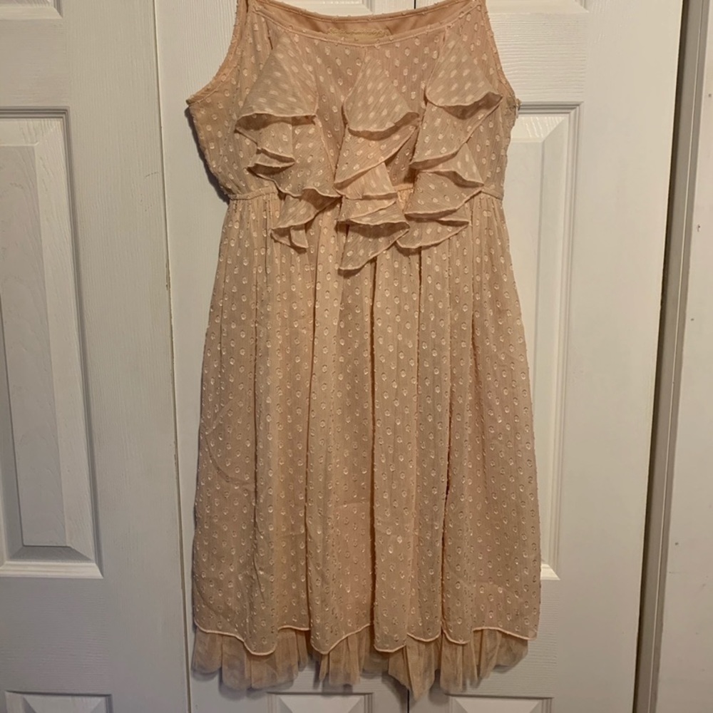 ModCloth Blush Ruffle Dress